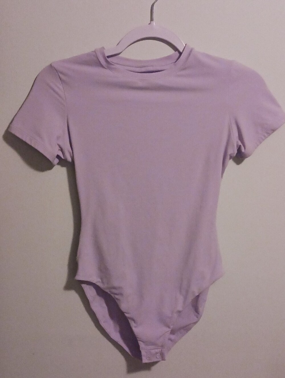 SKIMS Fits Everybody T-Shirt Bodysuit - Lily / Sugar Plum (Size S)